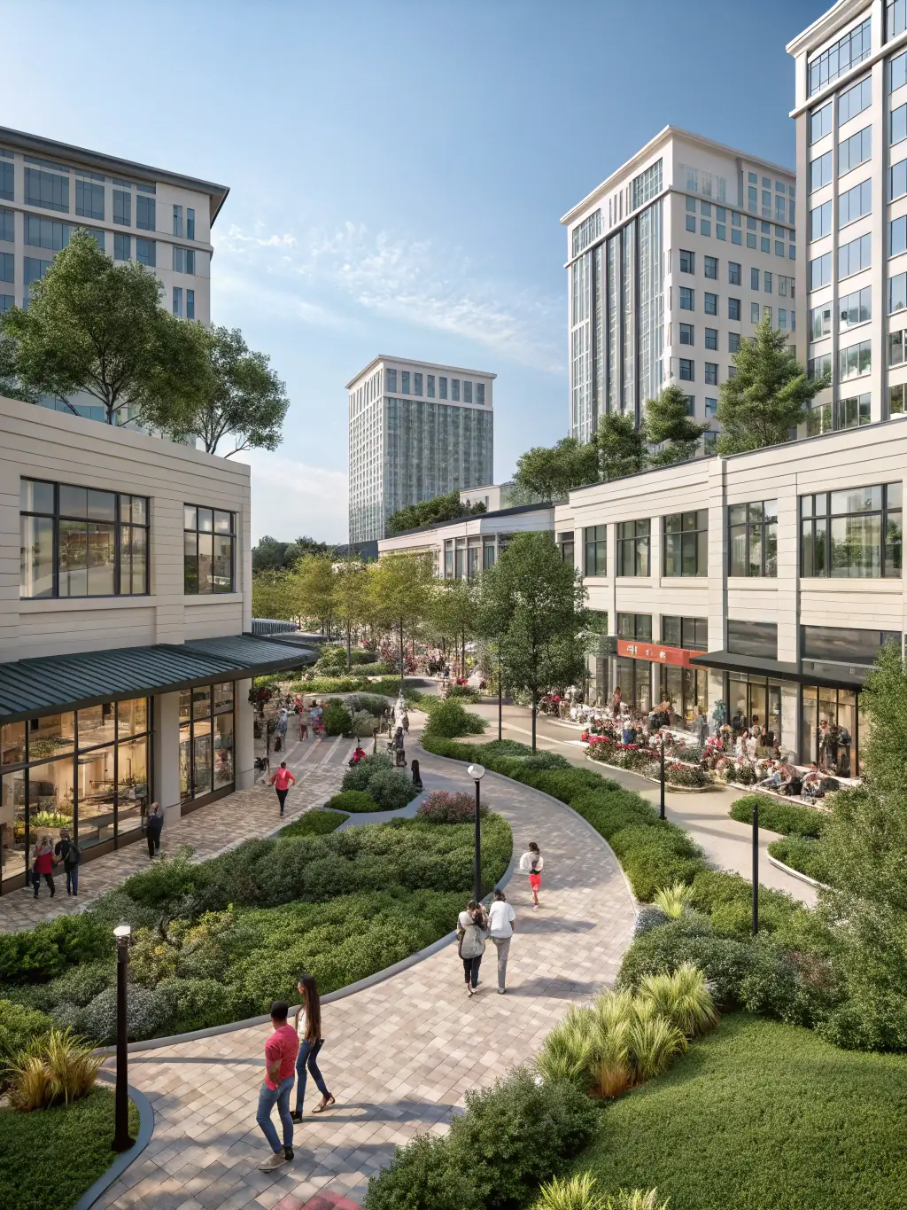 A diverse portfolio of retail, real estate, and technology assets, symbolizing EquityEdge's diversified investment strategy.
