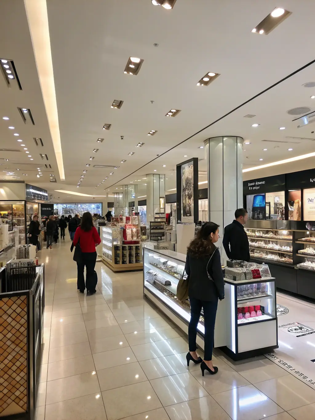 A modern retail store interior with shoppers browsing, highlighting EquityEdge's investment in retail sector revitalization.